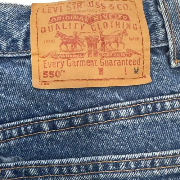 Vintage Levi's 550 Jeans Women's Size 18 Relaxed Fit Tapered Leg Made in USA - Picture 8 of 12